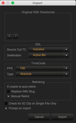 Import Files